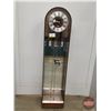 Image 2 : Mid-Century Modern Howard Miller Lucite Standing Clock  (Note: Needs Work - Missing Minute Hand) (56