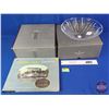 Image 1 : Waterford Crystal Bowl w/Currier & Ives's America Hard Cover Book (SEE PICS!)