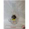 Image 1 : Coal Oil Finger Lamp (Slight Amethyst)  (Total Height w/Chimney 10-1/2"H) (SEE PICS!)