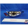 Image 3 : Glo-Hill Chrome/Bakelite Serving Dish (Lid & Insert) (SEE PICS!)