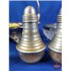 Image 8 : Serving Dishes including Silver Serving Basket, Silverware, Shakers, etc (SEE PICS!)