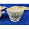 Image 8 : Carltonware "Foxglove" (6 Pieces) : Creamer & Sugar, Footed Bowl, Leaf Plates (SEE PICS!)