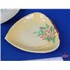 Image 21 : Carltonware "Primula" (6 Pieces) : Creamer & Sugar & Leaf Plates (SEE PICS!)