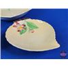 Image 3 : Carltonware "Primula" (6 Pieces) : Creamer & Sugar & Leaf Plates (SEE PICS!)