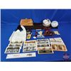 Image 2 : Ladies Collector Combo : Purse, Tea Cups & Saucers, Necklaces, Stereoscope Slides, etc (SEE PICS!)