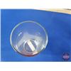 Image 8 : Swanky Swigs Glass Tumblers "Football" w/Reckitts Bag Blue Wooden Box (SEE PICS!)