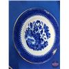 Image 8 : Blue & White "Opaque China" Dish Set (14 Pieces) : Bowls & Dessert Plates (SEE PICS!)