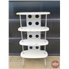 Image 2 : Shelving Unit (Silver/White - 4 Shelves)  (59-1/4"H x 30"W x 16"D) (SEE PICS!)