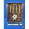 Image 1 : Table Top Wood Box Short Wave & Standard Broadcast Radio (Not Tested) (17-1/2"H x 14"W x 10"D)