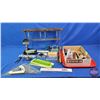 Image 2 : Vintage General Store / Office Collector Combo :  General Store Paper Dispenser & Variety of Ink Bot