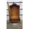 Image 2 : Art Deco Walnut Wardrobe : E.O. Weber : One Drawer (66"H x 38"W x 22"D) (SEE PICS!)