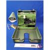 Image 1 : Vintage Elna Supermatic Sewing Machine - Portable - Metal Case & Electric Lamp