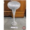 Image 1 : White Wicker Bouquet Stand (43"H) (SEE PICS!)