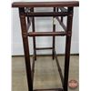 Image 8 : Small Sofa Table w/Glass Top (29-1/2"H x 31"W x 12"D) (Needs Re-Enforcement - Loose) (SEE PICS!)