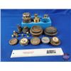 Image 2 : Variety of Scale Weight in Plastic Tote (Heavy) (Tote Measures: 6"H x 10-3/4"W x 15-3/4"D) (SEE PICS