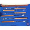 Image 8 : Combo: Carving Set & Bakelite Handle Fondu Fork Set etc! (SEE PICS!)