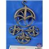 Image 2 : 10" Cast Well Pulley & 3 Pulley Wheels (Heavy) (SEE PICS!)