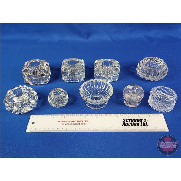 Glass Master Salt Cellars & Ink Wells (SEE PICS!)