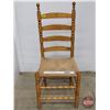 Image 1 : Wooden Ladder Back Chair (43-1/2"H) (SEE PICS!)