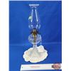 Image 2 : Coal Oil Lamp : Dominion Glass Bullseye (c.1913-1925) (Total Height w/Chimney : 16"H) (SEE PICS!)