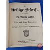 Image 2 : German-Language Bible (translation by the Protestant reformer Martin Luther) (Late 1800s) (12-1/4"H)