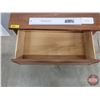 Image 2 : Vintage 2 Drawer Walnut Night Stand (c. 1970's) (22-1/4"H x 22"W x 14"D) (SEE PICS!)