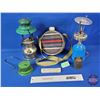 Image 2 : Camping Collector Combo : Lanterns (2), Flask, Oiler, Lantern Parts (SEE PICS!)