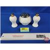 Image 2 : Milk Glass Shakers (3) (SEE PICS!)