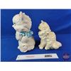 Image 2 : Cat Collector Combo (2): Cookie Jar "Fluffy" & Cat Statue "Corona Art Ware"