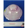 Image 2 : Vintage Pink Bead Chain Glass Ceiling Light Shade  (SEE PICS!)