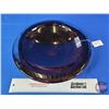 Image 2 : KOSTA BODA : Atoll Center Piece Bowl : Crimson Swirl (12") by Designer Anna Ehrner (c.1997) (SEE PIC