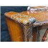 Image 8 : Antique Secretary China Combo: Drop Down Front w/Key : Glass Shelves  (46-1/2"H x 48"W x 12"D)