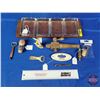 Image 2 : Vintage / Retro "For the Bar" Collector Combo (Keg Tap; Bottle Openers; Garnish Service Plater/Glass