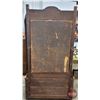 Image 8 : Oak Dresser with Large Beveled Tilt Mirror (3 Drawer) (81-1/2"H x 44-1/4"W x 19-1/4"D) (SEE PICS!)