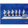Image 2 : Set of 6 German Cherub Place Holders (Note: 1 repaired) (SEE PICS!)