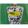 Image 7 : Electric Lamp : Black and White (No Lamp Shade) (24"H) (SEE PICS!)  (Listing & Descriptions are a GU