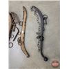 Image 2 : Horse Hames (6) c/w Wooden Crate (Crate Measures 11-1/2"H) (SEE PICS!)  (Listing & Descriptions are 