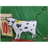 Image 2 : Decor Pieces (2) :  - Cow Weather Vane (18-1/2"H) - Store Display Sign (19-1/2"H) (SEE PICS!)  (List