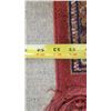 Image 8 : Area Rug : Red Floral (53"H x 70"W) (SEE PICS!)  (Listing & Descriptions are a GUIDE ONLY and are su