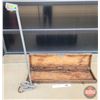 Image 2 : Clothesline Elevator & Folding Bench In Cased (Case Measures 48"L) (SEE PICS!)  (Listing & Descripti