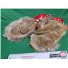 Image 2 : Indigenous Coyote Mittens (Fur Lifting on one Mitten) (SEE PICS!)  (Listing & Descriptions are a GUI