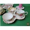 Image 2 : China Ware : Variety  - Tea Cup's & Saucers (Gladstone Rosemary, Windsor Harvest Glory, Etc!)  - Can