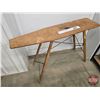 Image 2 : Antique Foldable Ironing Board (Wood) (46"L) (SEE PICS!)  (Listing & Descriptions are a GUIDE ONLY a