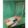 Image 2 : Display Case : w/Button Collection (31"H x 19"W x 4"D) (SEE PICS!)  (Listing & Descriptions are a GU
