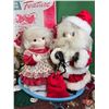 Image 2 : Christmas Decor : Incl. Mr. & Mrs. Claus, Stockings, Xmas Tree Holder, Meyer Both News Paper Adverti