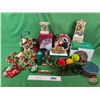 Image 1 : Christmas Decor : Inc. Village Pieces, Tins, Holiday Centrepieces, Etc! (SEE PICS!)  (Listing & Desc