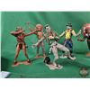 Image 2 : Vintage Western Toys : Incl. Figurines, Cowboy Hat, & Southwest Button Covers (SEE PICS!)  (Listing 