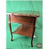 Image 8 : KROEHLER End Table : Two Tier - Wooden - w/Drawer (22-1/2"H x 26-1/2"W x 20"D) (SEE PICS!)  (Listing