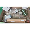 Image 2 : Variety of Laboratory Supplies : Incl.  - Test Tubes - Flasks  - Beaker Covers - Pharmacy Tins - Etc