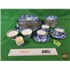 Image 1 : Dish Set : Blue & White (35) (SEE PICS!)  (Listing & Descriptions are a GUIDE ONLY and are subject t